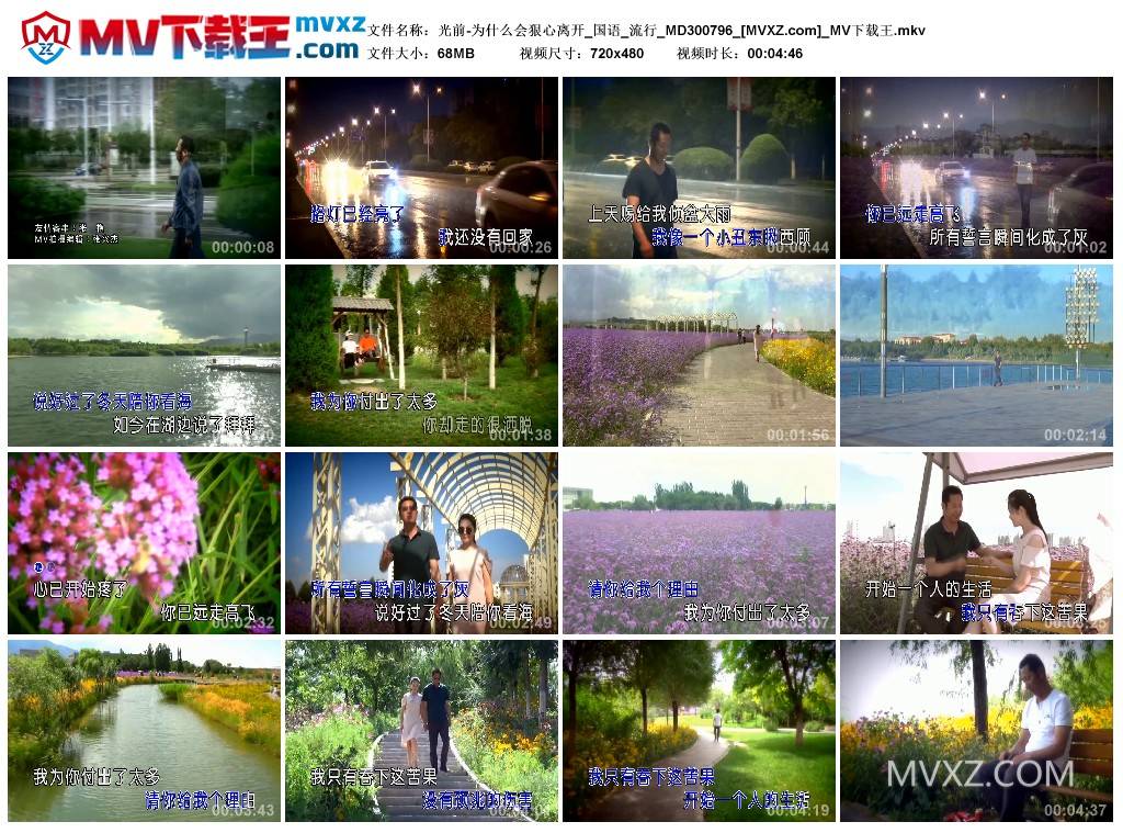 光前-为什么会狠心离开_国语_流行_MD300796